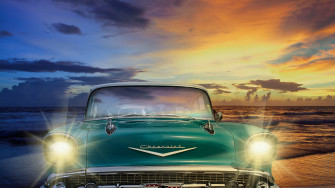 Wallpaper 4k Chevrolet Old Retro Classic Vintage Car
