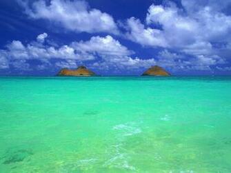Emerald Island Waters World Wallpaper Collection