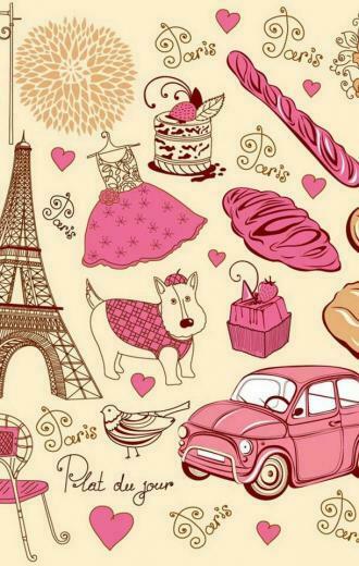 Pantalla Paris Image And Pattern Wallpaper