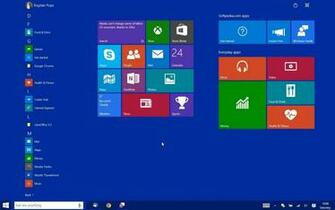 This Is The New Windows Start Menu Screen Jpg