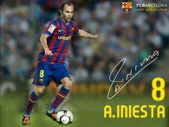 Andres Iniesta Fc Barcelona Wallpaper