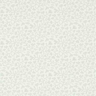 Supplies Silver Batik Leaf Chika Sanderson Wallpaper