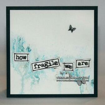 Visible Image Stamps How Fragile We Are Veerle Moreels