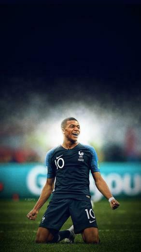 Kylian Mbappe Wallpaper Fra Worldcup Kmbappe Football