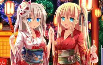 Wallpaper Girls Mask Yukata Anime Art Charlotte Nao Tomori