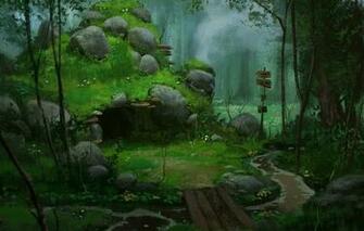 Wallpaper Forest Bridge Stones Art Index Cave River Den