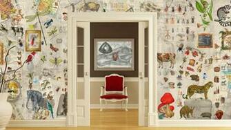 This Wild Wallpaper Turns Your Home Into A Natural History Museum