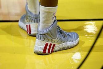 News Photo Closeup Of The Shoes Worn By Stephen Curry Car