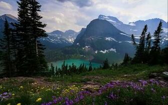 Glacier National Park Wallpaper HD Of Grinnell Lake