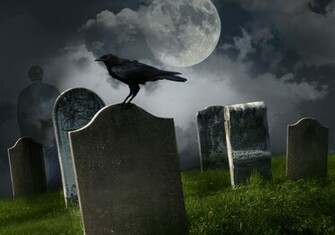 Graveyard After Dark Photo