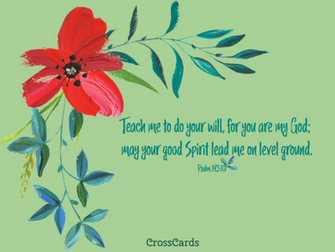 Psalm Teach Me To Do Your Will For You Are My God Bible