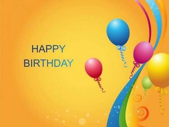 Happy BirtHDay Balloons Wallpaper Full HD