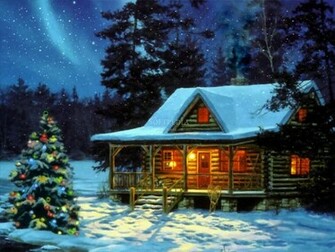 Winter Evening Screensaver This Is The Image Displayed By