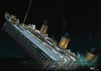 Titanic Sinking Wallpaper