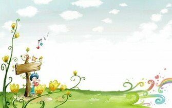 Cool Cartoon Background HD Wallpaper