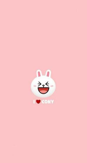 I Heart Cony Rabbit Bunny iPhone Wallpaper Fond D Cran