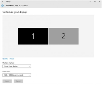 Span Two Monitors With One Background Image In Windows