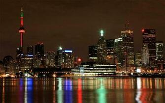 Toronto City Skyline At Night Wallpaper Pixel HD