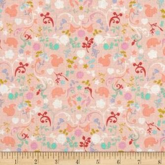 Michael Miller Cynthia Rowley Oh Baby Charms Creamsicle