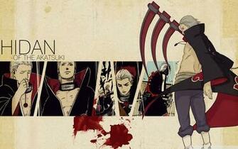 Hidan Naruto Red Eyes Scythe White Hair Wallpaper