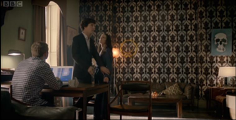 Sherlocks Apartment I Love That Old Timey Damask Wallpaper