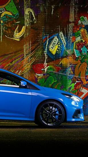 Wallpaper Ford Focus Rs Hatchback Blue Cars Bikes