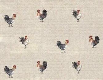 Details About Kitchen Country Roosters Wallpaper Wk9034
