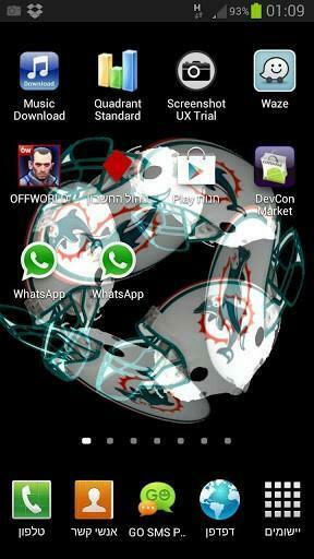 Nfl Miami Dolphins Spinning 3d Cube Live Wallpaper