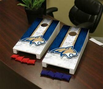 Our Montana State University Fighting Bobcats Desktop Mini Cornhole