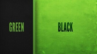 Green Black Wallpaper