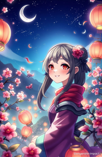 Hutao Genshin Impact Wallpaper