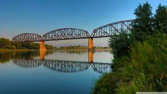 Northern Pacific Railroad Bridge At Bismarck North Dakota 4k