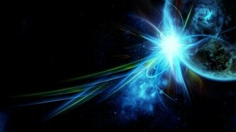 Abstract Fantasy Outer Space Wallpaper