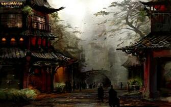 China Wallpaper Red Ninjas Katana Samurai Chinese