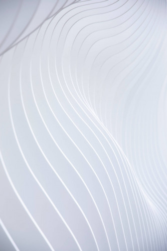 White Pattern Curve Wallpaper