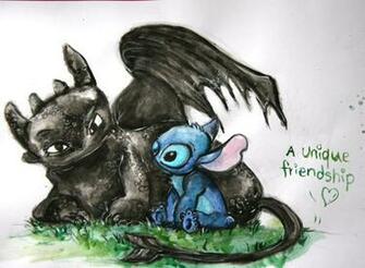 Toothless And Stitch By