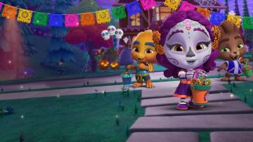 Super Monsters Vida S First Halloween Backdrops The
