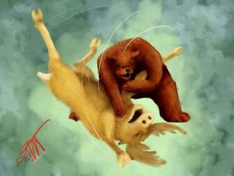 Bear Vs Moose By Jesskristen