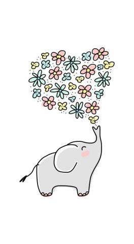 Carolina Cruz Venturini On Pic Elephant Drawing