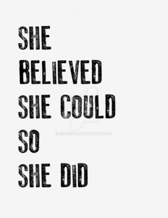 She Believed Could So Did Quote Origin Image In