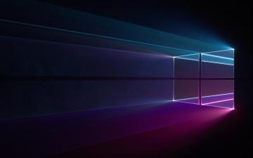 Windows Logo Default Background Wallpaper