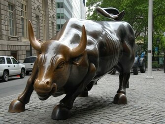 Wall Street Bull Wallpaper