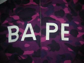 Purple Bape Camo Wallpaper Hoody