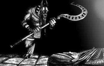 Anubis Smite Wallpaper First Drawing By