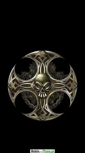 Pirate Skull Logo Mobile Wallpaper Details Pic