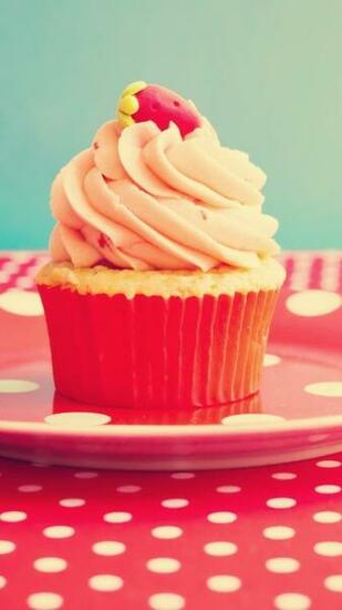 Cupcake Pink Wallpaper iPhone
