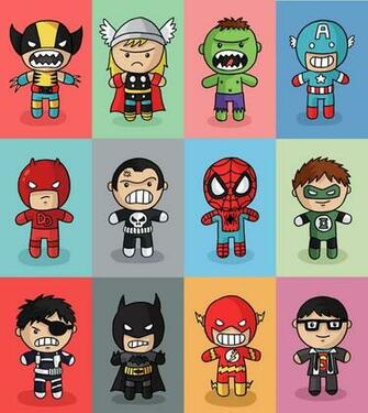 Cute Superheroes Wallpaper Image Pictures Becuo