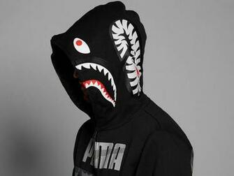Puma X Bape Shark Hoodie Black Camo Xl Photo Bossy