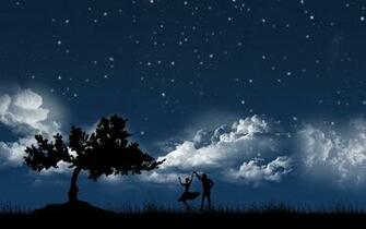 One Moonlight Night Wallpaper Lighting Moon River Moonlamp Scene
