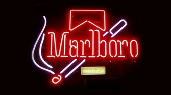 Marlboro Old School Neon Sign HD Wallpaper By Touchofgrey On